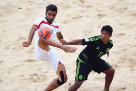 پیروزی پرگل ساحلی بازان ایران در نخستین دیدار جام بین قاره ای