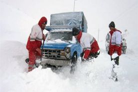 اسکان اضطراری بیش از 5 هزار گرفتار برف و کولاک در 3 روز گذشته
