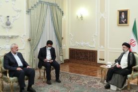 دیدار رئیس جمهور با اسماعیل هنیه و رئیس سازمان حشدالشعبی
