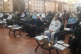 معارفه فرمانده جدید نیروی دریای ارتش باحضور سرلشگرباقری 