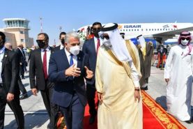 وزیر خارجه اسرائیل، در نخستین سفر رسمی خود وارد بحرین شد