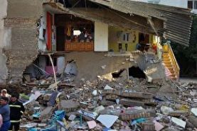 ۱۳ مصدوم در اثر ریزش آوار ساختمان یک مدرسه در علی آباد کتول 