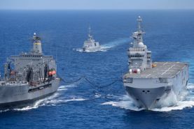  برگزاری رزمایش دریایی عربستان و فرانسه