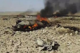 سقوط یک فروند جنگنده در شرق اصفهان