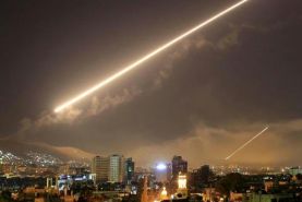 حمله موشکی جنگنده های رژیم صهیونیستی علیه فرودگاه تی فور سوریه