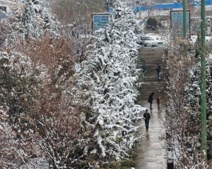 حال و هوای برفی در تهران