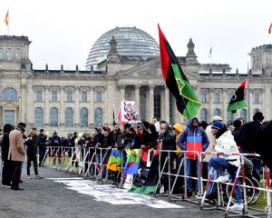 تصاویری از حواشی کنفرانس بین المللی لیبی در برلین