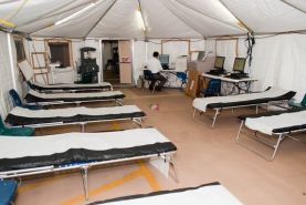 راه‌اندازی بیمارستان صحرایی در گرمسار و دامغان 