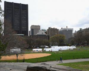 تبدیل پارک مرکزی نیویورک به بیمارستان کرونا