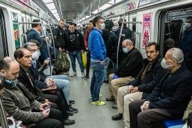 خطر شکست فاصله‌گذاری اجتماعی در مترو و اتوبوس