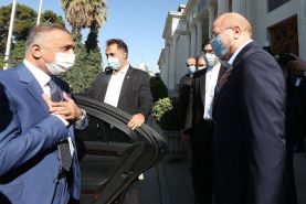 دیدار نخست‌ وزیر عراق با قالیباف