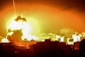 حملات موشکی رژیم صهیونیستی به نوار غزه
