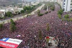 تظاهرات مردم شیلی علیه دولت این کشور 