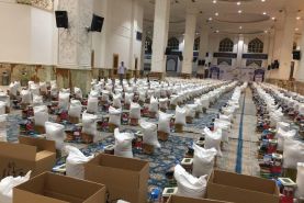 برنامه بنیاد احسان در ماه رمضان ؛ برپایی پویش نذر افطاری و توزیع بسته های معیشتی