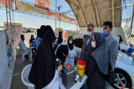 بازدید ویژه از مرکز تزریق واکسن کرونا در پارک ولایت تهران