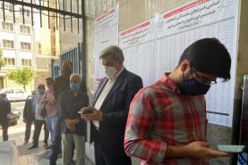 شهردار تهران رای خود را به صندوق انداخت