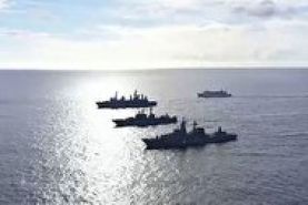 رزمایش بزرگ دریایی  روسیه در اقیانوس آرام