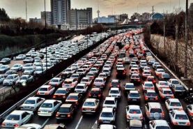 ترافیک سنگین در برخی محور های تهران
