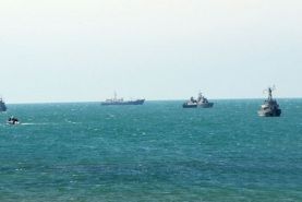 رزمایش دریایی جمهوری آذربایجان در کرانه خزر
