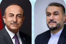 گفتگوی تلفنی امیرعبداللهیان با وزیر امور خارجه ترکیه 