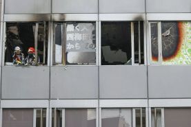 کشته شدن 24 نفر در آتش سوزی گسترده در اوزاکای ژاپن