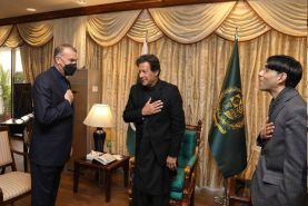 امیرعبداللهیان با عمران خان نخست وزیر پاکستان دیدار و گفتگو کرد