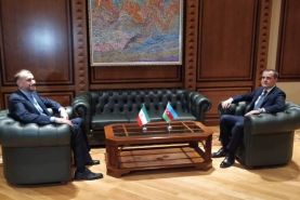 دیدار امیرعبداللهیان با جیحون بایراموف وزیر امور خارجه جمهوری آذربایجان