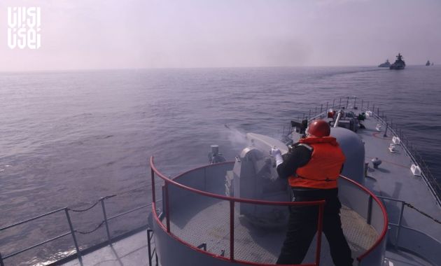 تیراندازی شناورهای ایران، چین و روسیه به‌سوی اهداف سطحی در شمال اقیانوس هند