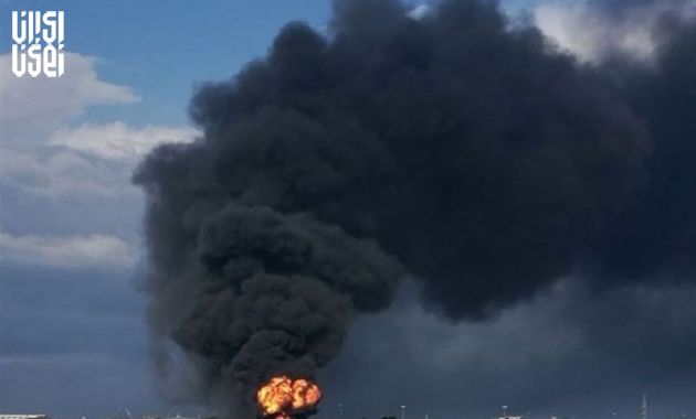 انفجار و آتش سوزی در تأسیسات لجستیکی حیفا