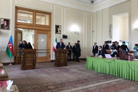 نشست خبری امیرعبداللهیان با جیحون بایرام اف، وزیر خارجه آذربایجان