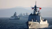 گشت زنی مشترک دریایی روسیه و چین، پیش از دیدار شی و پوتین در سمرقند