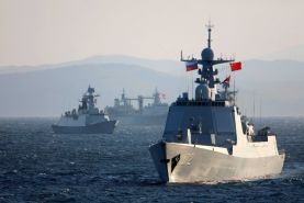 گشت زنی مشترک دریایی روسیه و چین، پیش از دیدار شی و پوتین در سمرقند